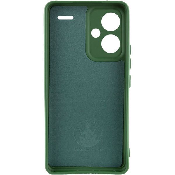 Чохол Silicone Cover Lakshmi Full Camera (A) для Xiaomi Redmi Note 13 Pro+ Зелений / Dark green 288488 фото