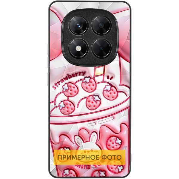 TPU+PC чохол Prisma Fluffie для Xiaomi Redmi Note 14 4G (Int. version) Strawberry 358088 фото