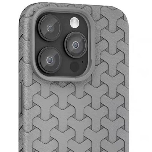 Чохол TPU Weaving для Apple iPhone 14 Pro (6.1") Grey 328200 фото