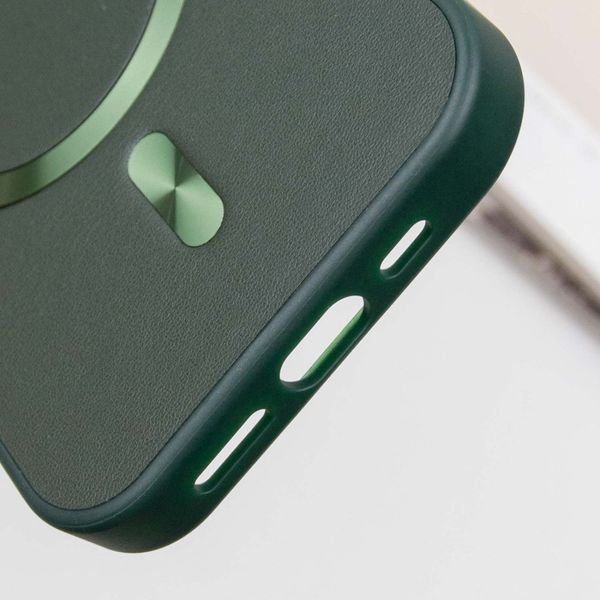 Шкіряний чохол SnapCase with MagSafe для Apple iPhone 14 Pro (6.1") Green 328995 фото