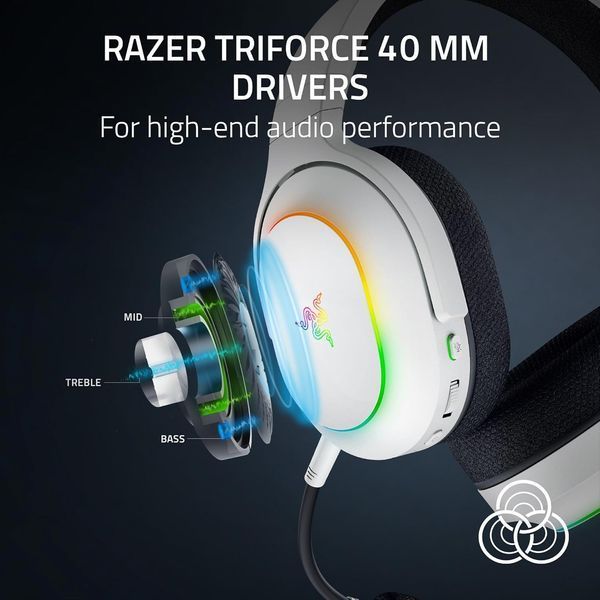 Гарнітура Razer Barracuda X Chroma, BT/WL, RGB, Phantom Green Ed. 416948 фото