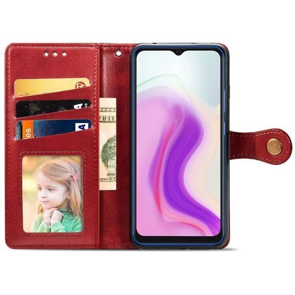 Шкіряний чохол книжка GETMAN Gallant (PU) для Xiaomi Redmi 5 Plus / Redmi Note 5 (Single Camera) Червоний 263823 фото
