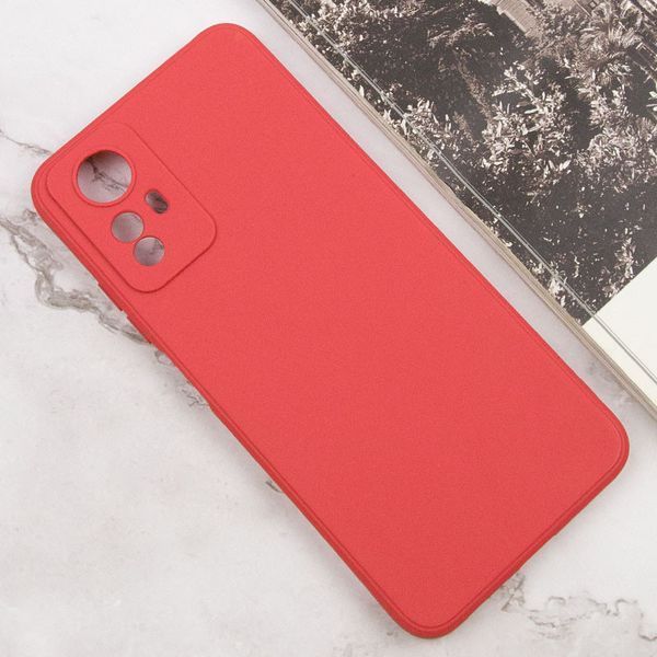 Силіконовий чохол Candy Full Camera для Xiaomi Redmi Note 12S Червоний / Camellia 274405 фото