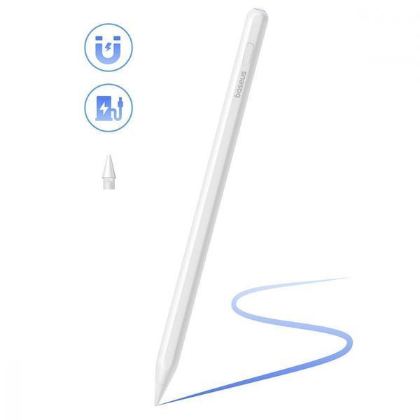 Стилус Baseus Smooth Writing 2 Series Dual Charging For IPad (SXBC080102) White 308958 фото