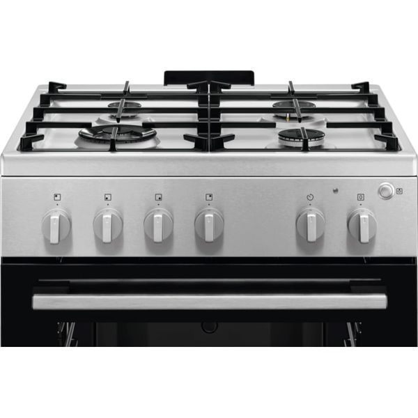 Плита Electrolux газова, 59л, 60x60см, чавун, нерж (LKG600011X) 375757 фото