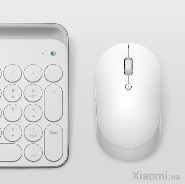 Миша Xiaomi Mi Dual Mode Wireless Mouse Silent Edition White 168391 фото