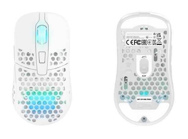 Миша Xtrfy M42, WL/USB-A, RGB, білий (M42W-RGB-WHITE) 371424 фото