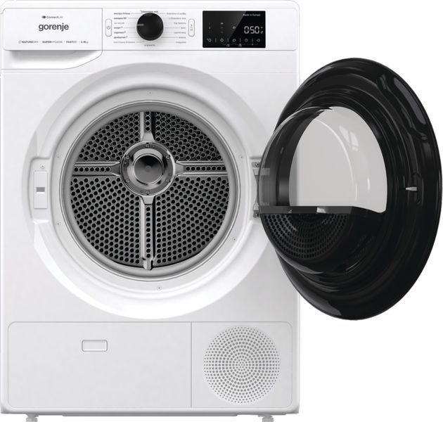 Сушильна машина Gorenje конденсаційна, 8кг, A+++, 60см, дисплей, Wi-Fi, білий (DPNE83GNLWIFI) 375862 фото