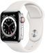 Смарт-годинник Apple Watch Series 6 40mm 4G Silver Stainless Steel Case With White Sport Band (M02U3/M06T3) 166831 фото 1