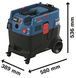 Пилосос професійний Bosch GAS 400 A, 1200Вт, 240мБар, контейнер 40л, 14кг (0.601.9M0.020) 373414 фото 9