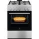 Плита Electrolux газова, 59л, 60x60см, чавун, нерж (LKG600011X) 375757 фото 1