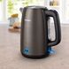 Електрочайник Philips Viva Collection 1.7л, LED підсвітка, сріблясто-чорний (HD9353/90) 370439 фото 2