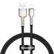 Кабель Baseus Cafule Metal Lightning 2.4A (0.25m) CALJK-01 Black 239120 фото 2