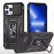 Ударостійкий чохол Camshield Army Ring для Apple iPhone 13 Pro (6.1") Чорний / Black 315905 фото 1