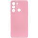 Чохол Silicone Cover Lakshmi Full Camera (AAA) для TECNO Spark 8C Рожевий / Light pink 282998 фото 1