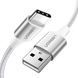 Кабель UGREEN US288 USB 2.0 To USB Type-C Cable Nickel Plating Aluminum Braid 3A 1m White (60131) 278852 фото 2