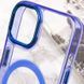 Чохол TPU Iris with MagSafe для Apple iPhone 13 (6.1") Синій 272122 фото 7