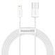 Кабель Baseus Superior Series Fast Charging Lightning 2.4A (2m) CALYS-C02 white 336705 фото 1