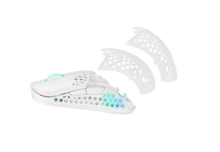 Миша Xtrfy M42, WL/USB-A, RGB, білий (M42W-RGB-WHITE) 371424 фото