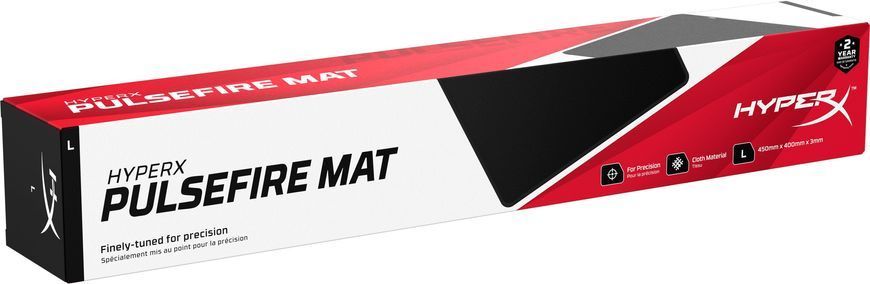 Ігрова поверхня HyperX Pulsefire Mat, L (450x400x3мм), чорний (4Z7X4AA) 365832 фото