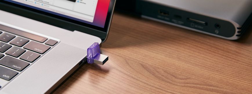 Накопичувач Kingston 128GB USB 3.2 Type-A Gen1 + Type-C DT microDuo 3C R200MB/s (DTDUO3CG3/128GB) 375577 фото