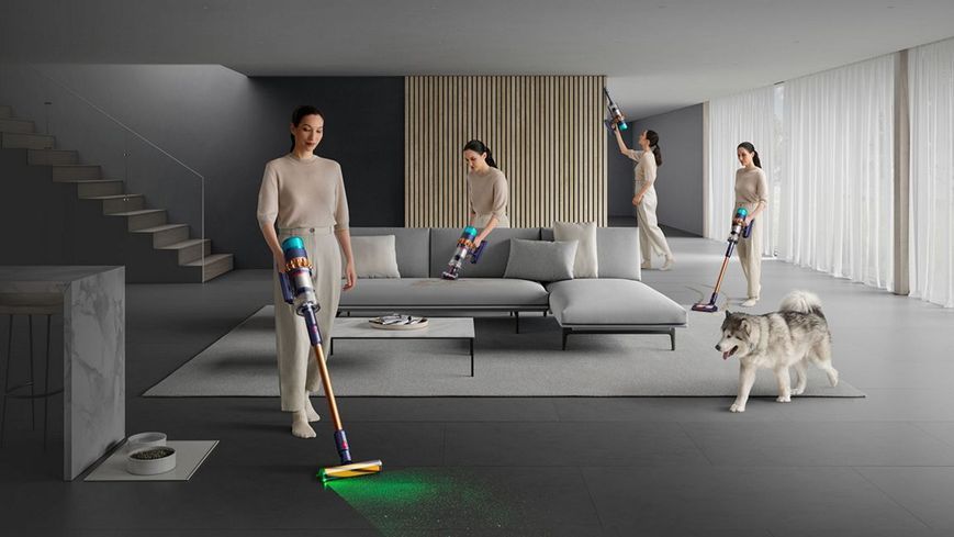 Вертикальний Пилосос Dyson SV23 Gen5 Detect Absolute Prussian Blue/Rich Copper (SV23) (447002-01) EU Plug 270839 фото