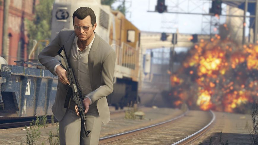Гра консольна PS5 Grand Theft Auto V, BD диск (5026555431842) 365332 фото