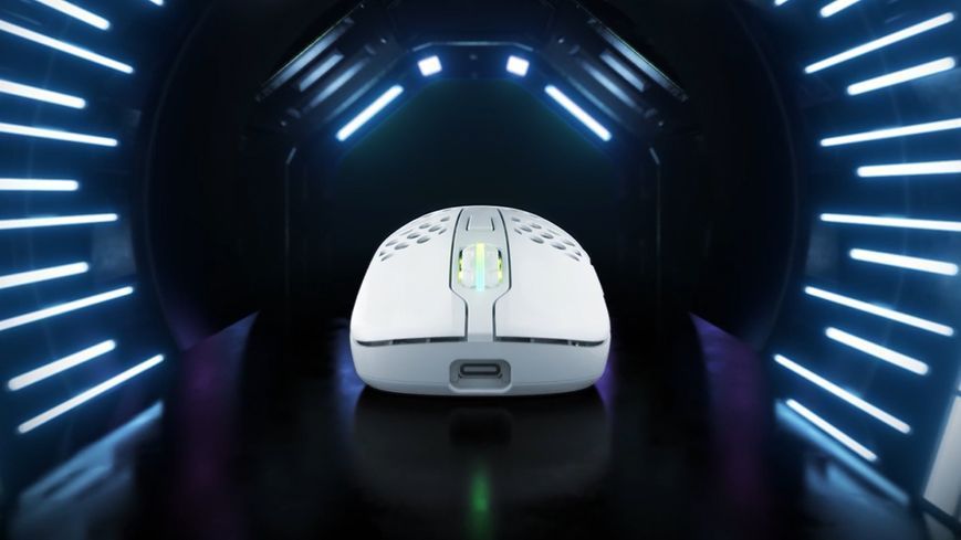 Миша Xtrfy M42, WL/USB-A, RGB, білий (M42W-RGB-WHITE) 371424 фото