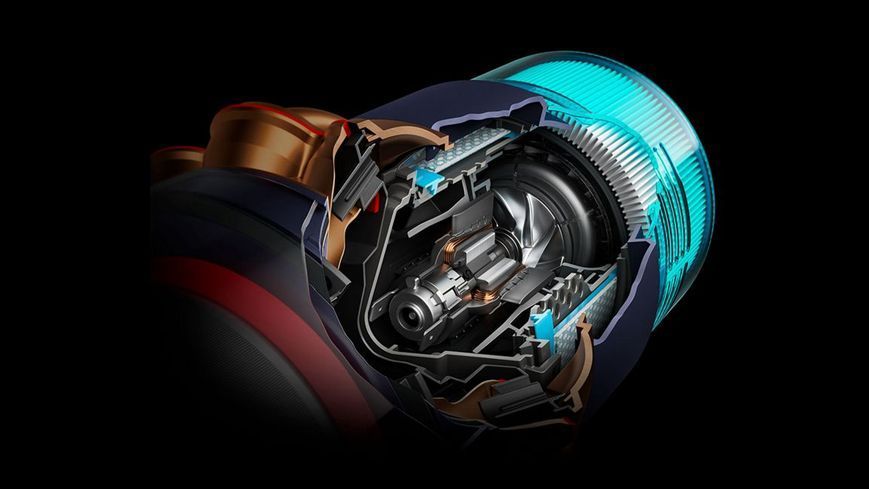 Вертикальний Пилосос Dyson SV23 Gen5 Detect Absolute Prussian Blue/Rich Copper (SV23) (447002-01) EU Plug 270839 фото