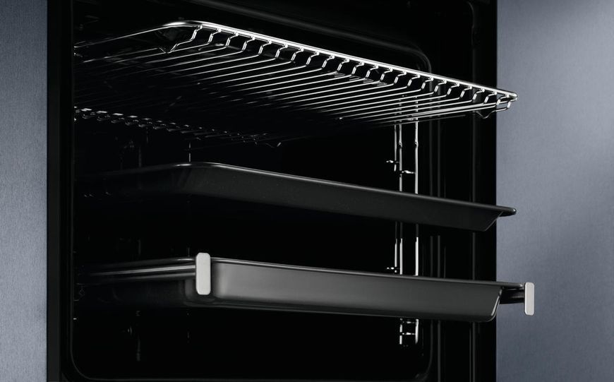 Духова шафа Electrolux електрична, 65л, А, пара, дисплей, конвекція, телескопічні напрямні, чорний (EOD5H70BZ) 366823 фото