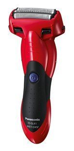 Бритва електр. Panasonic сіткова, 7600 об/хв, бритв.головок-3, Li-Ion, сух.+волог., тример, чорно-червоний (ES-SL41-R520) 367531 фото