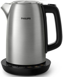 Електрочайник Philips Avance Collection 1.7л, 4 темп.реж, метал (HD9359/90) 370440 фото