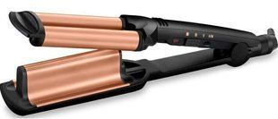 Плойка Babyliss, гофре , 85Вт, темп.режимів-3, 160-210С, природні хвилі, кераміка, турмалін , чорний (W2447E) 372357 фото