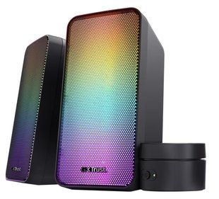 Акустична система Trust GXT 611 Wezz, USB/AUX, RGB/Knob, чорний 363622 фото
