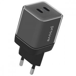 Зарядний Пристрій Proove Pure GaN Max 67W (Type-C + Type-C) (WCPU67022201) black 338891 фото