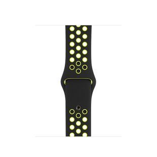 Ремінець Apple Watch Nike Sport Band 40mm/38mm Black/Volt (MTMN2) 265187 фото