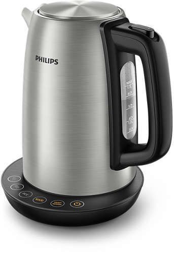 Електрочайник Philips Avance Collection 1.7л, 4 темп.реж, метал (HD9359/90) 370440 фото