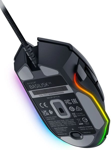 Миша Razer Basilisk V3, RGB, USB-A, чорний (RZ01-04000100-R3M1) 375809 фото