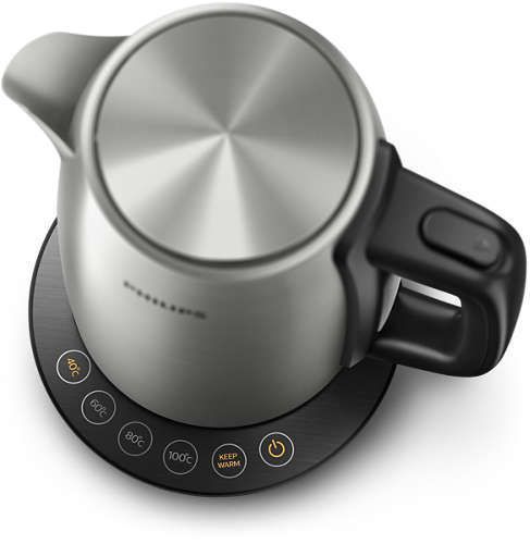 Електрочайник Philips Avance Collection 1.7л, 4 темп.реж, метал (HD9359/90) 370440 фото