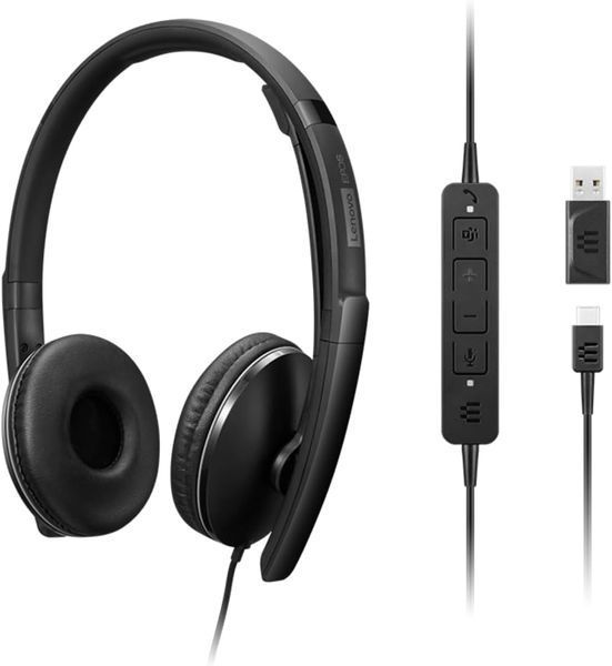 Гарнітура Lenovo Wired ANC Headset Gen 2 (Teams) (4XD1M45627) 364452 фото