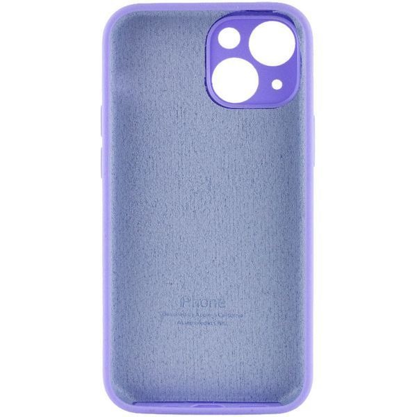 Чохол Silicone Case Full Camera Protective (AA) для Apple iPhone 15 Plus (6.7") Бузковий / Dasheen / PVH 307998 фото