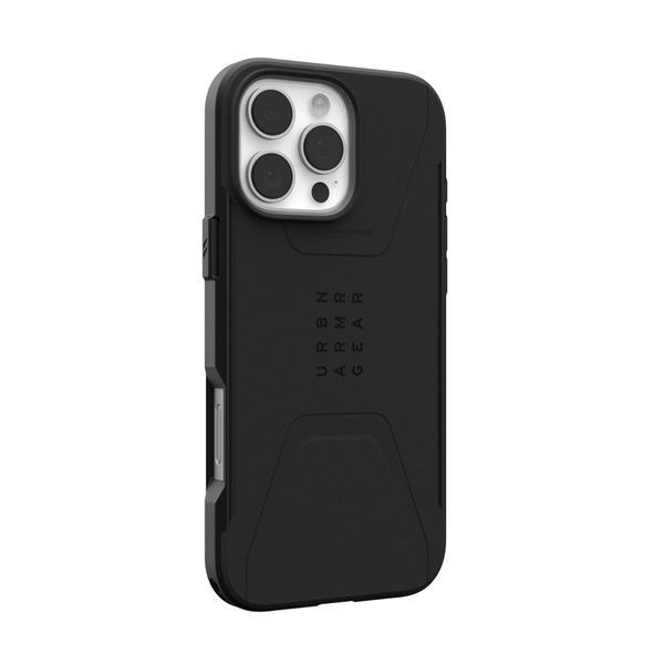 Чохол UAG для iPhone 16 Pro Max, Civilian Magsafe, Black (114445114040) 361685 фото