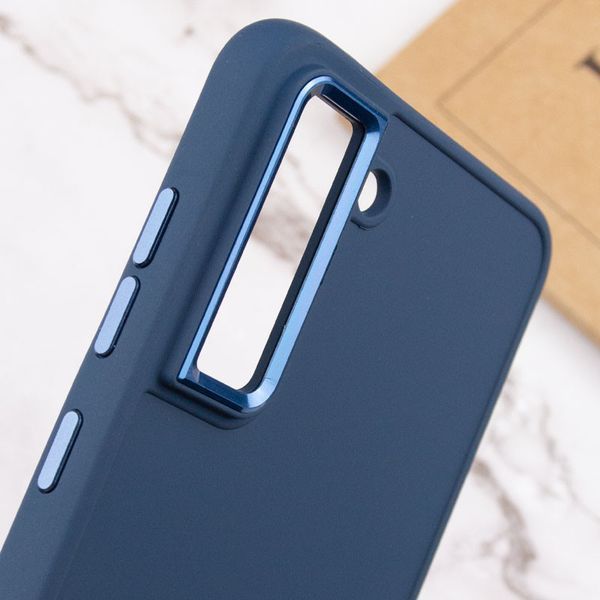 TPU чохол Bonbon Metal Style для Samsung Galaxy S23 Синій / Cosmos blue 270293 фото