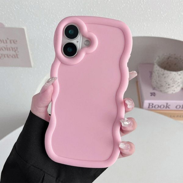 Чохол TPU Ripple для Apple iPhone 16 (6.1") Pink 376602 фото