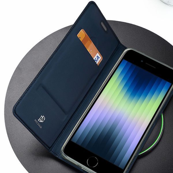 Чохол-книжка Dux Ducis з кишенею для візиток для Apple iPhone 7 / 8 / SE (2020) (4.7") Синій 287369 фото