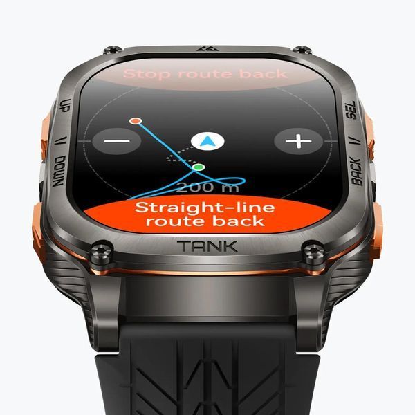 Розумний годинник M3 ULTRA SE TANK M3 ULTRA SE BLK KOSPET 390070 фото