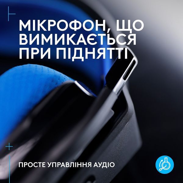 гарнітура LOGITECH G535 LIGHTSPEED Wireless, Black (939-002219) 316234 фото