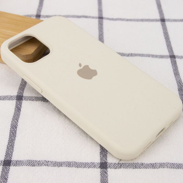 Чохол Silicone Case Full Protective (AA) для Apple iPhone 15 (6.1") Бежевий / Antigue White 276373 фото