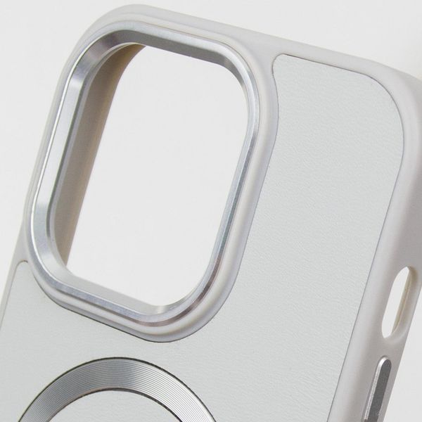 Шкіряний чохол SnapCase with MagSafe для Apple iPhone 14 Pro (6.1") Grey 328996 фото