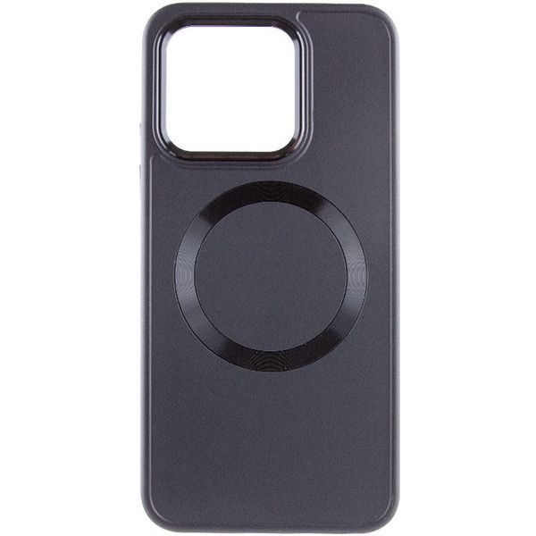 TPU чохол Bonbon Metal Style with MagSafe для Xiaomi 14 Pro Чорний / Black 283998 фото